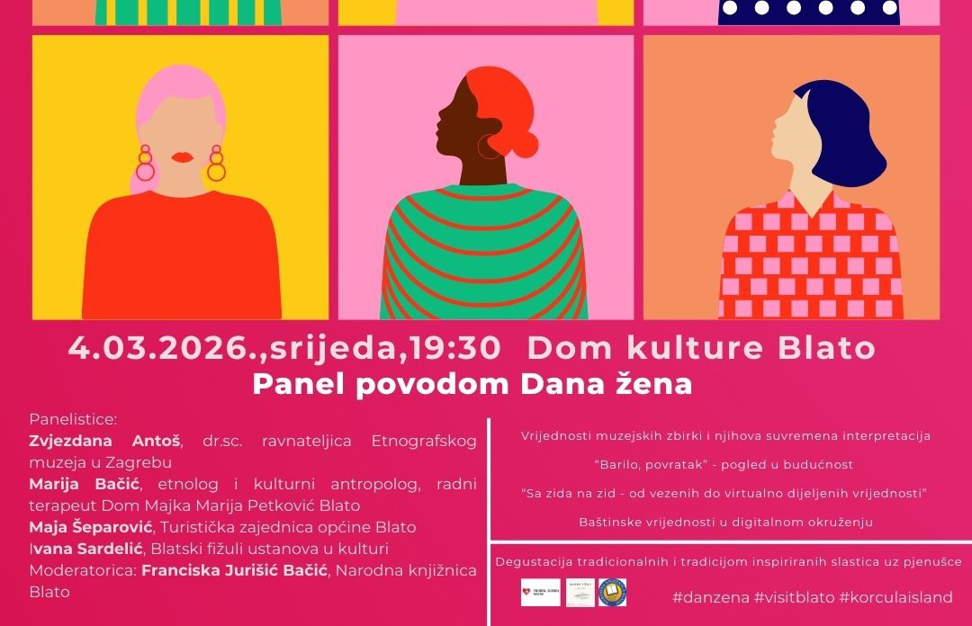 Panel povodom Dana žena, srijeda 04.03. u 19:30