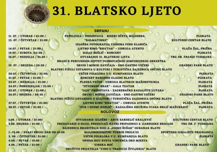 31. Blatsko ljeto