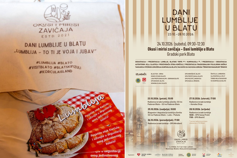 Dani Lumblije u Blatu – Okusi i mirisi zavičaja (23.-28.10.2026.)